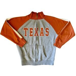 Texas Longhorns Women’s Zipper Sweatshirt Size Small Burnt Orange Long Sleeve